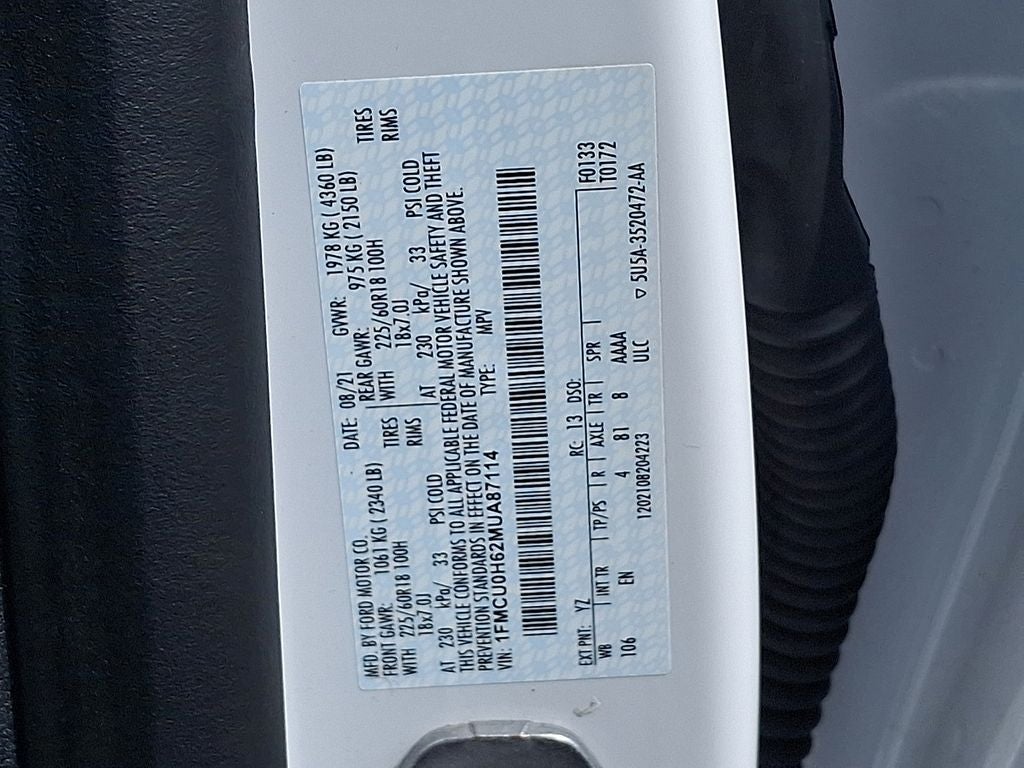 2021 Ford Escape SEL