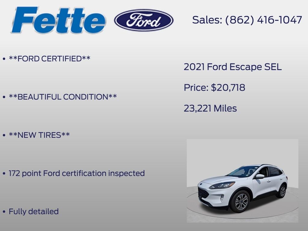 2021 Ford Escape SEL