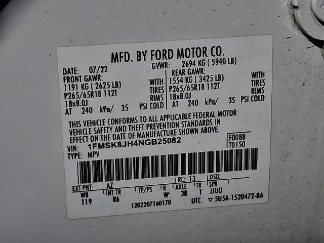 2022 Ford Explorer Timberline
