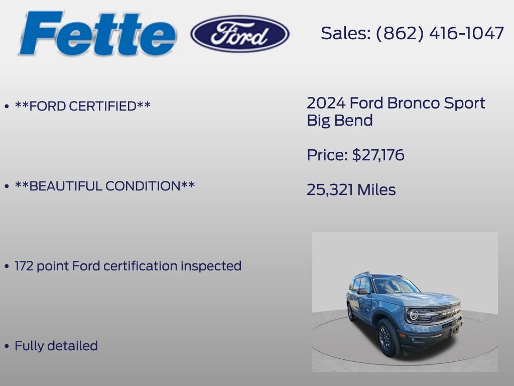 2024 Ford Bronco Sport Big Bend