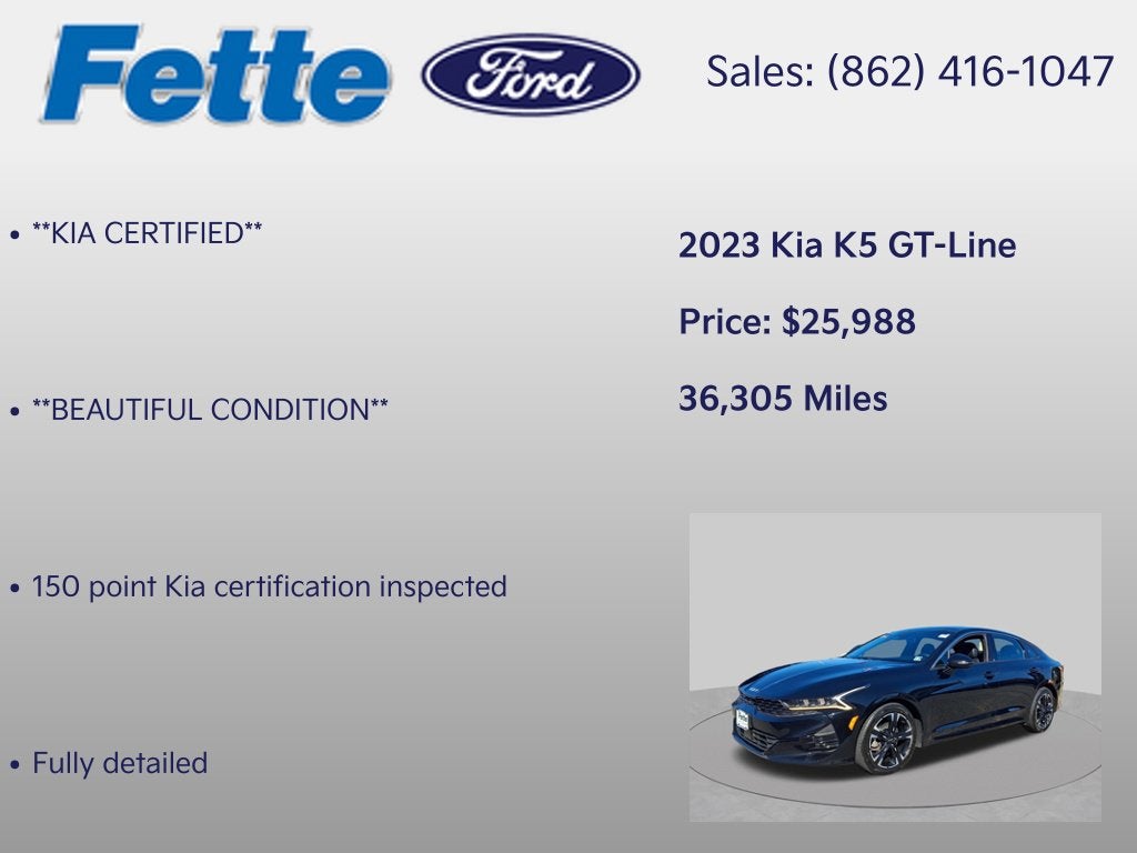 2023 Kia K5 GT-Line