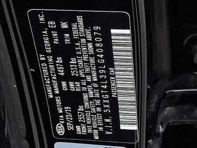 2020 Kia Optima S