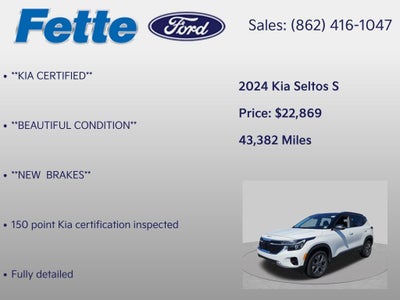 2024 Kia Seltos S
