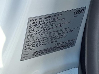 2019 Audi Q8 3.0T Premium Plus quattro