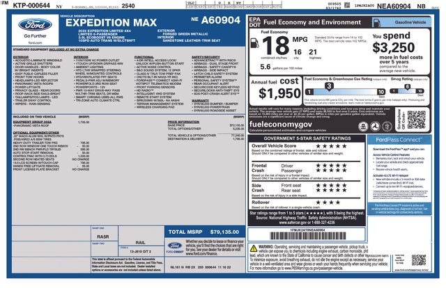2022 Ford Expedition Max Limited