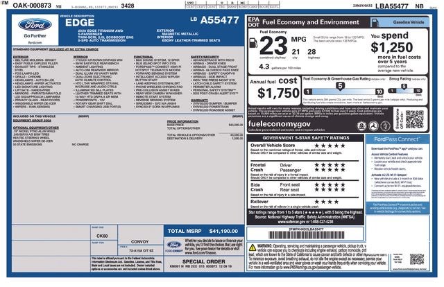 2020 Ford Edge Titanium