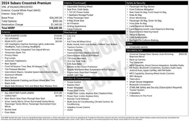 2024 Subaru Crosstrek Premium
