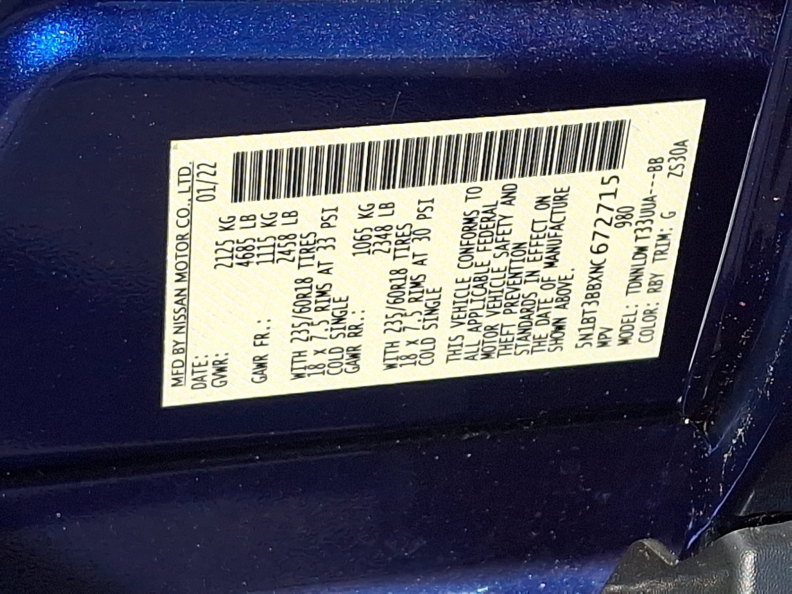 2022 Nissan Rogue SV Intelligent AWD