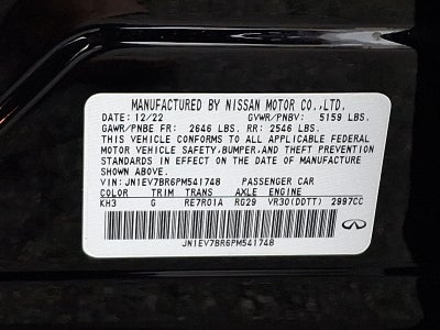 2023 INFINITI Q50 LUXE AWD