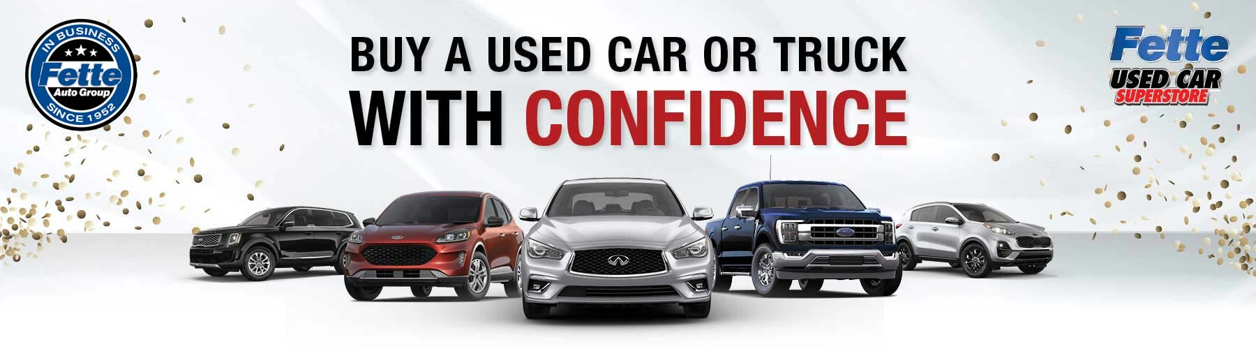 Buy a used car or truck with confidence at Fette Auto Group in Clifton